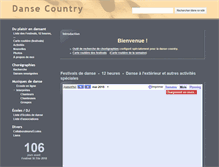 Tablet Screenshot of dansecountry.info